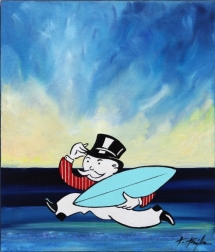 Kathleen Keifer: Uncle Pennybags Goes Surfing