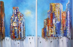 Ekaterina Ermilkina: The City Of My Dream (Diptych)