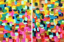 Shiri Phillips: Pink Sky (Diptych)