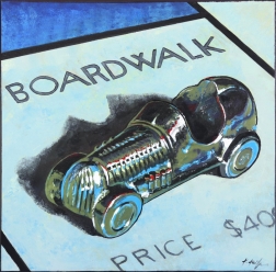 Kathleen Keifer: Boardwalk Blue Racecar