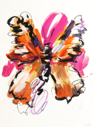 Ash Almonte: Pink Swirl Monarch